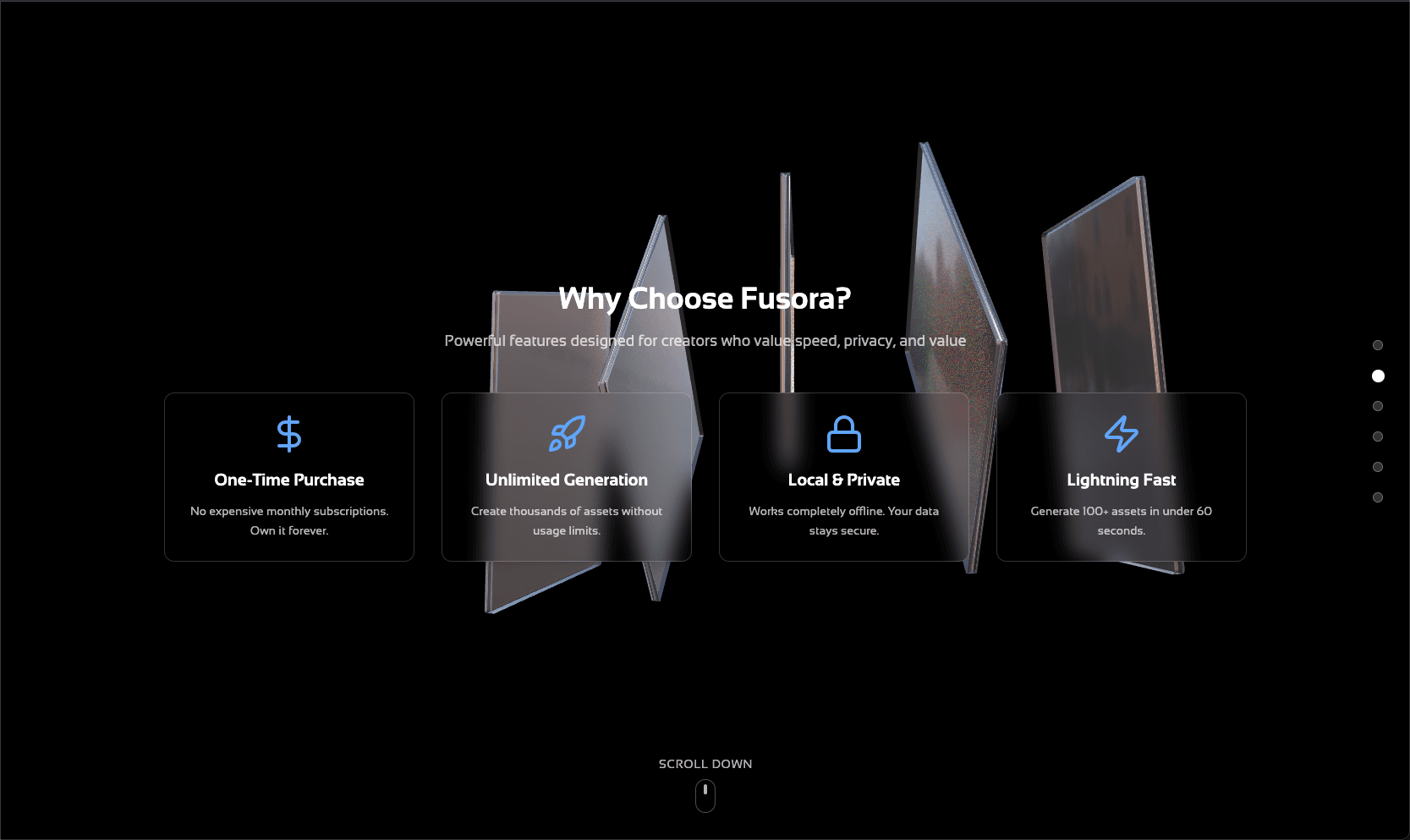 Fusora: Production SaaS Landing Page - Screenshot 2