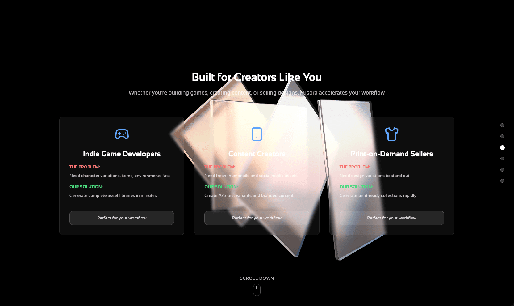 Fusora: Production SaaS Landing Page - Screenshot 3